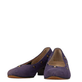 サルヴァトーレフェラガモ ヴァラリボン パンプス サイズ:5 1/2C パープル ヌバック レディース Salvatore Ferragamo 【中古】